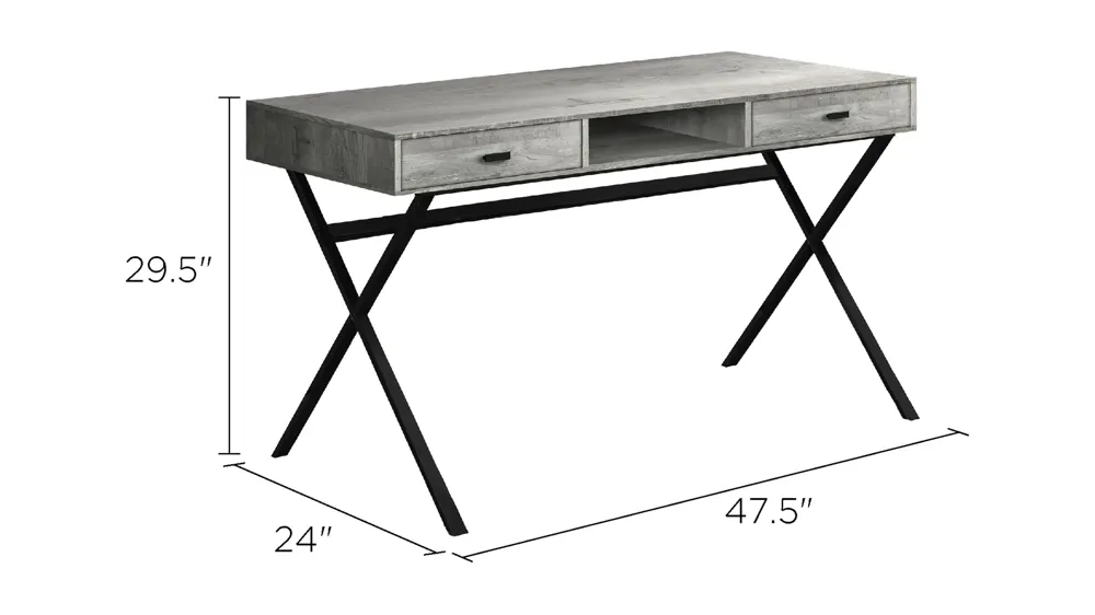 Bartholomew Computer Desk Dimensions