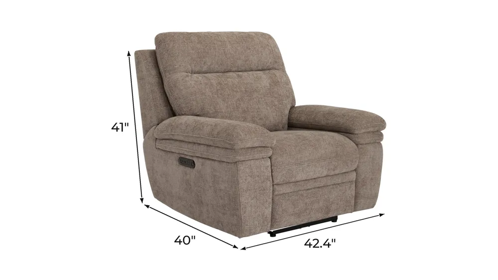 Enbridge Dual Power Recliner Dimensions
