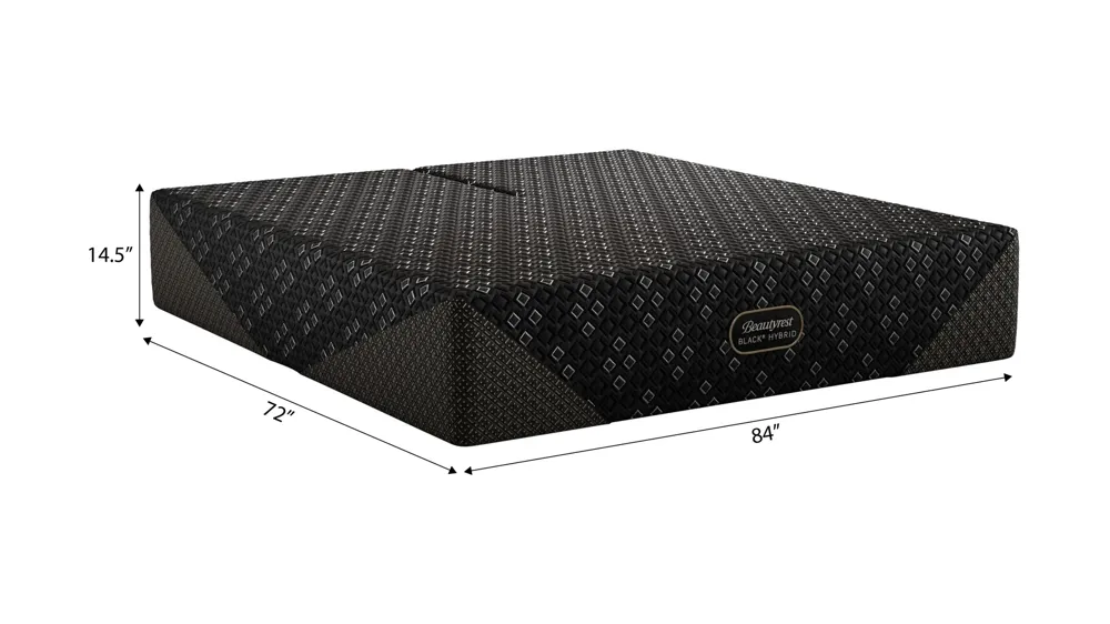 Beautyrest Black Hybrid  Series Three XCS Plush Mattress Dimensions