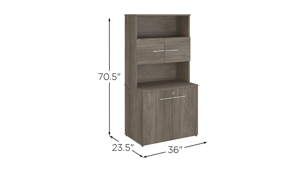 Office 500 36W Tall Storage Cabinet Dimensions