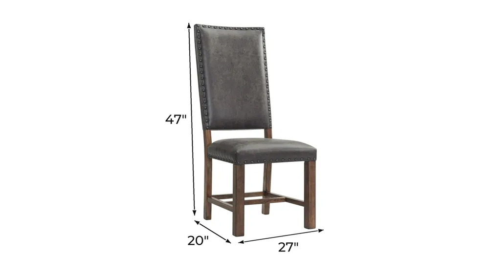 Hayward Dining Side Chair - Set of 2 Dimensions