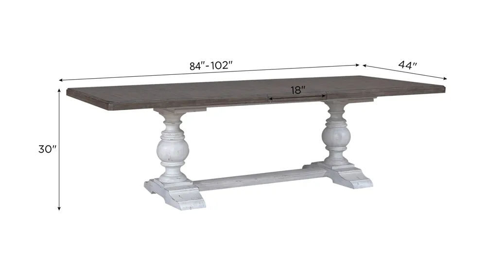 River Place Trestle Table Dimensions