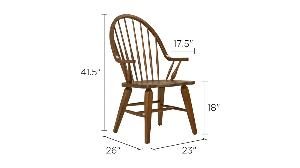 Colebrook Dining Armchair Dimensions