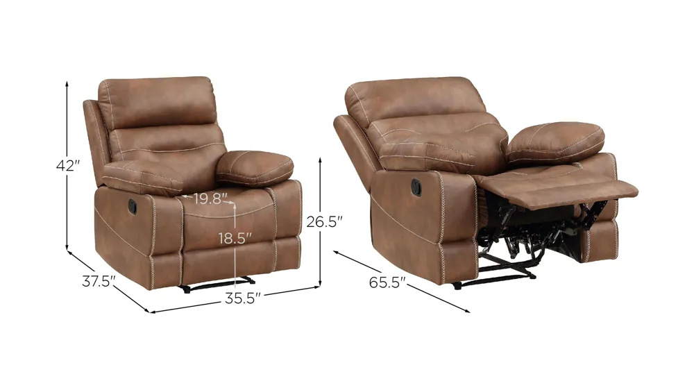 Rudger Recliner Dimensions