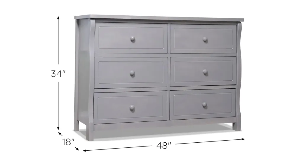 Princeton Elite Double Dresser Dimensions