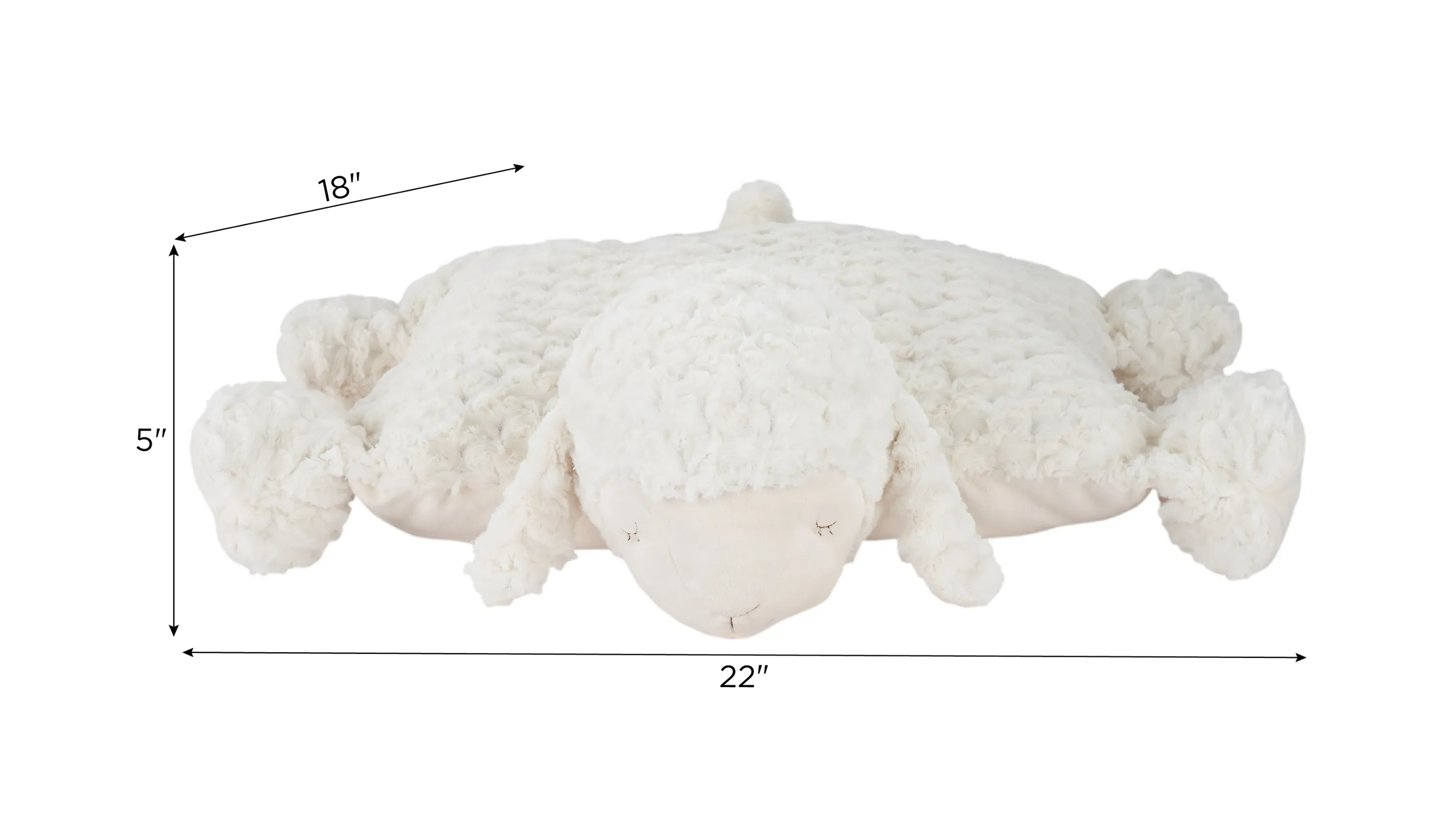 プラクルアン　ンガンプラーイローム　アジャンプーン Luna Foldable Plush Lamb | Raymour & Flanigan