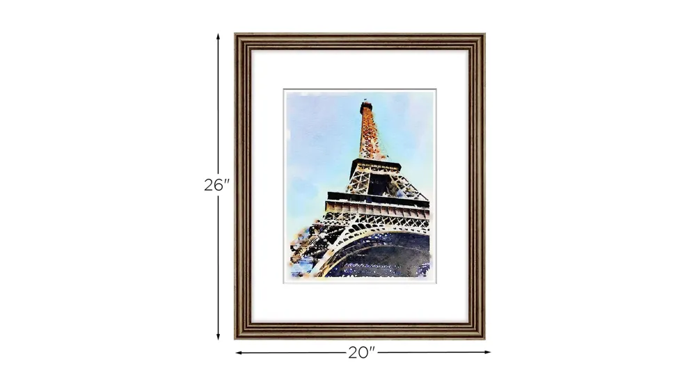 Eiffel Tower Wall Art Dimensions