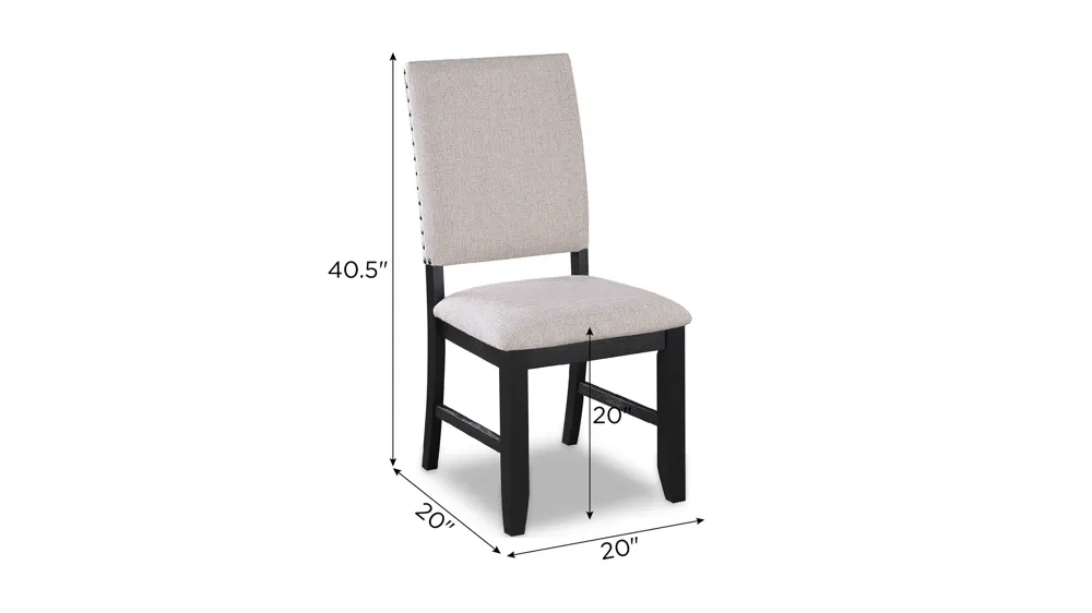 Regent Side Chair- Set of 2 Dimensions