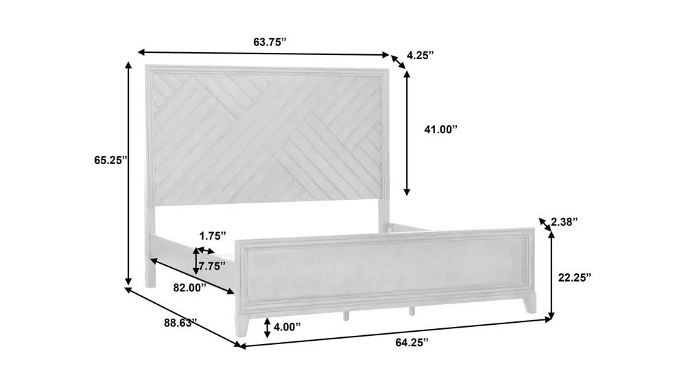 Lenox Panel Bed Dimensions