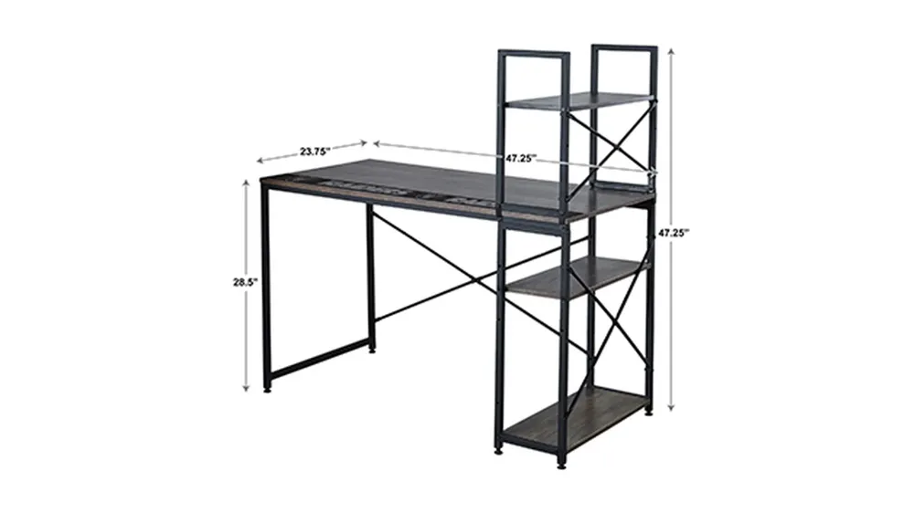 NFL Metal Office Desk Dimensions