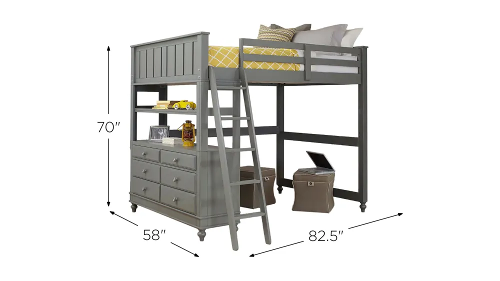 Lake House Loft Dimensions