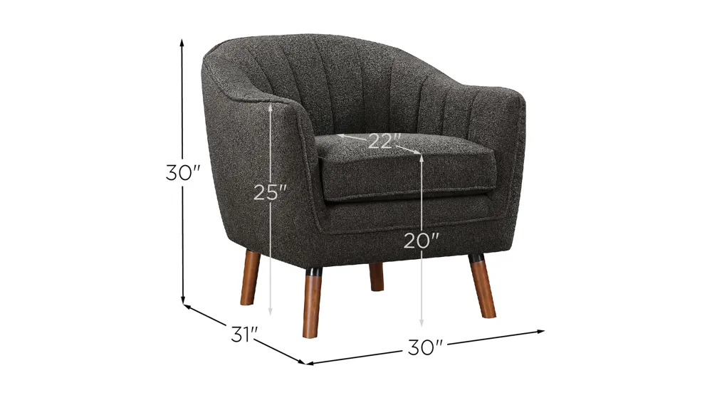 Brynda Accent Chair Dimensions