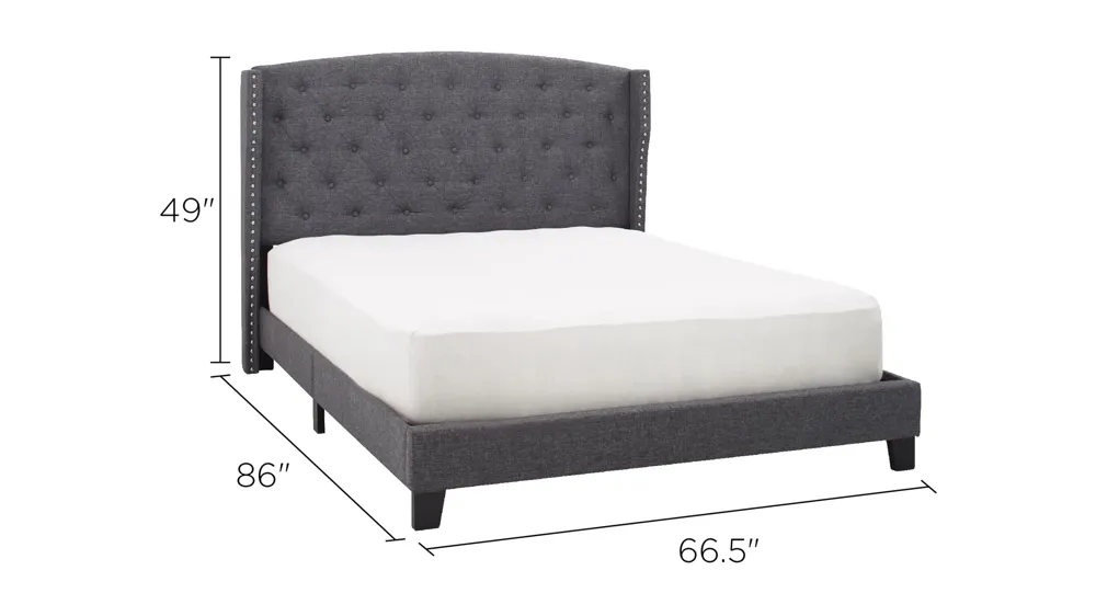 Baylor Upholstered Bed Dimensions