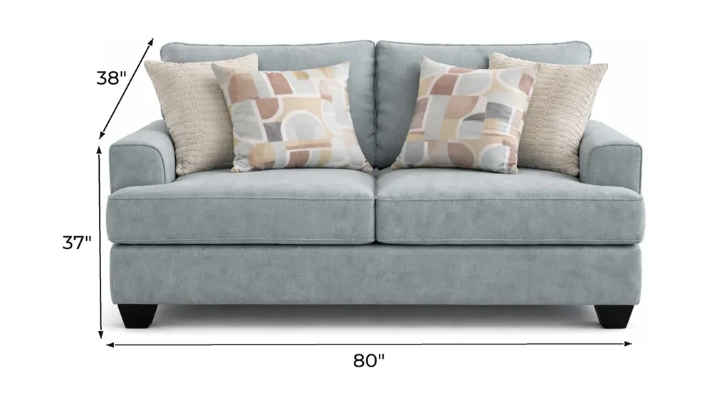 Solara Loveseat Dimensions