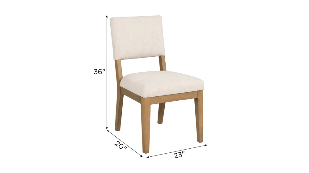 Millwork Dining Chair - Set of 2 Dimensions