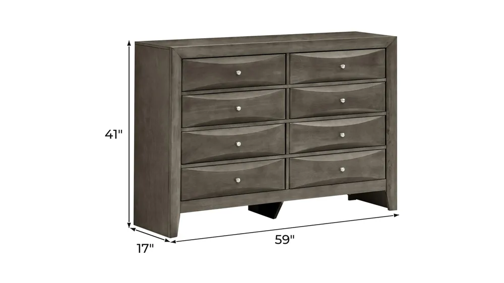 Marilla Bedroom Dresser Dimensions