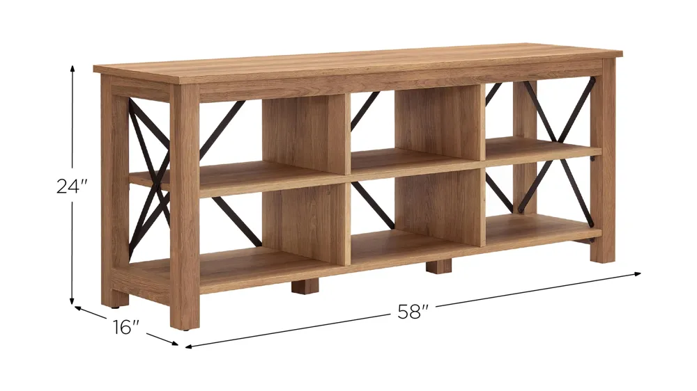 Paisley 58" TV Stand Dimensions