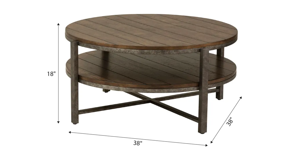 Ellery Round Coffee Table Dimensions