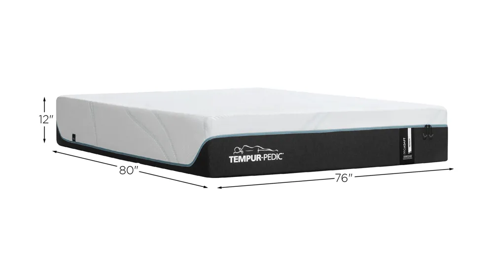 Tempur-Pedic ProAdapt Medium Mattress Dimensions