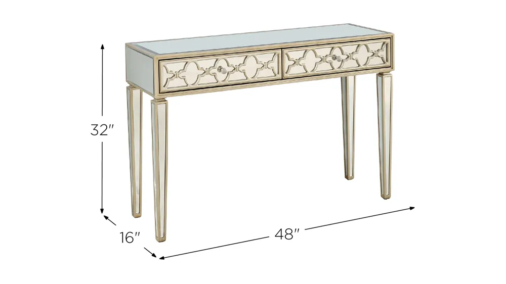Arielle Sofa Table Dimensions
