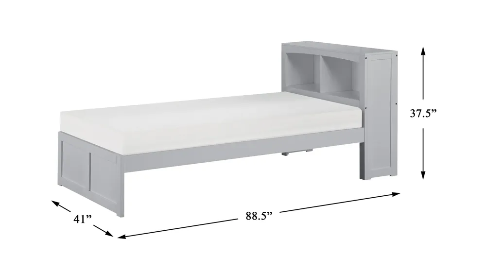 Belisar Bookcase Bed Dimensions
