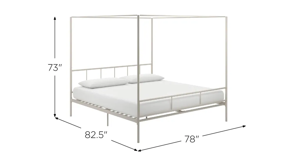 Marion Canopy Bed King Dimensions