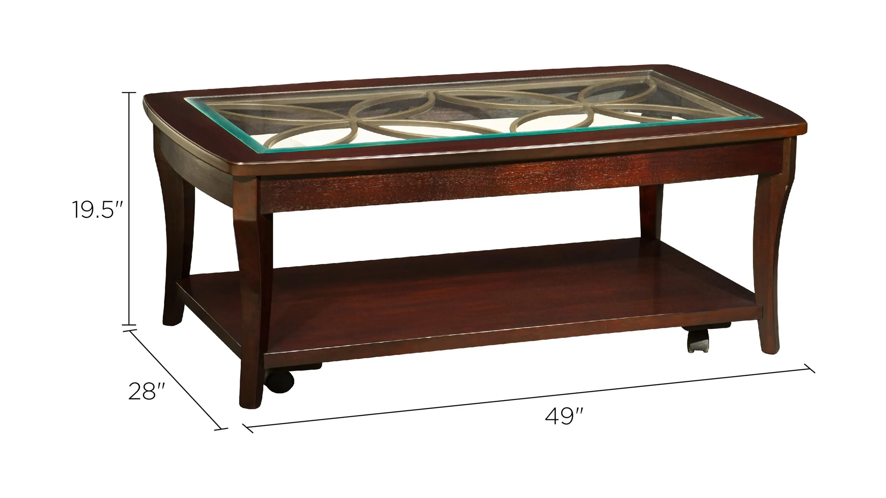 Annandale Rectangular Glass Coffee Table | Raymour & Flanigan
