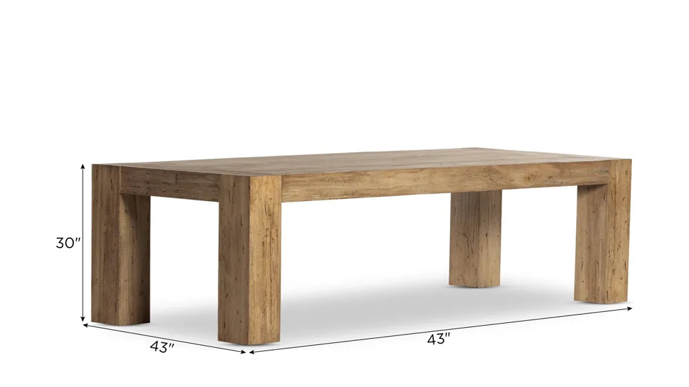 Abaso Dining Table Dimensions