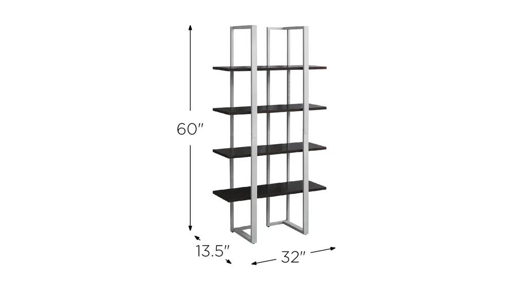 Mabel Metal Bookcase Dimensions