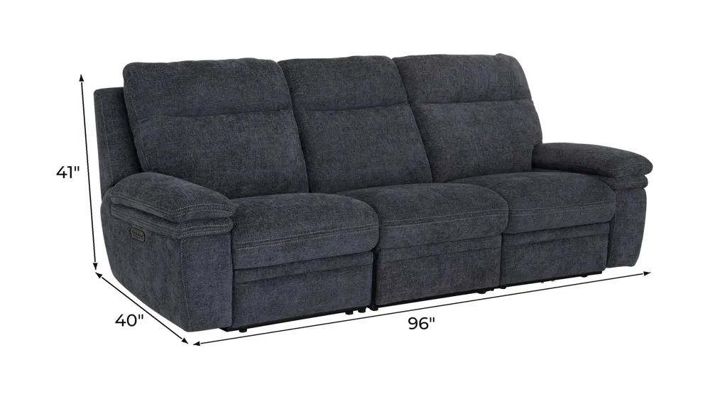 Enbridge 3-pc. Dual Power Sofa Dimensions