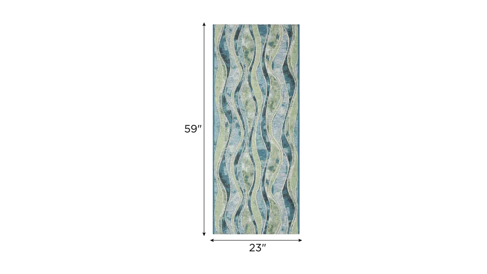 Esencia Wave Indoor/Outdoor Mat Dimensions