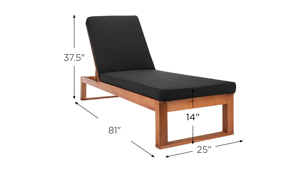 Danser Sun Lounger Dimensions