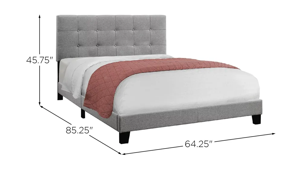 Monarch Specialties Queen Bed Dimensions