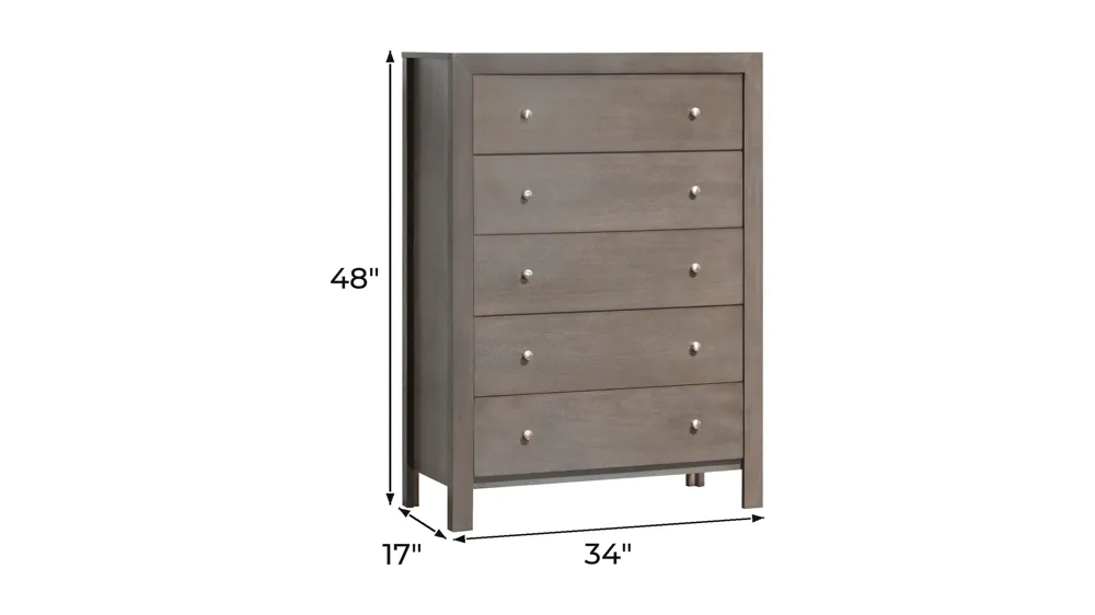 Burlington Bedroom Chest Dimensions