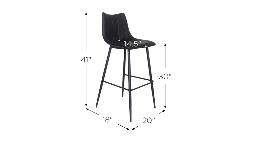 Alibi Barstools - Set of 2 Dimensions