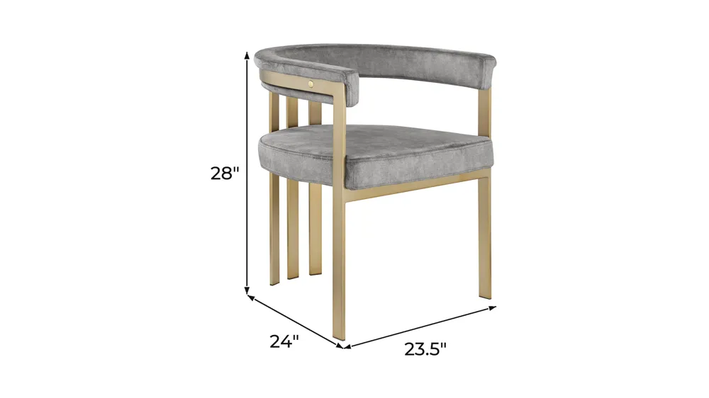 Marcello Dining Chair - Set of 2 Dimensions
