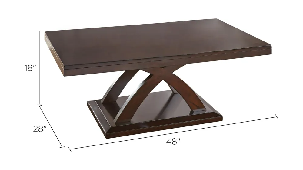 Jocelin Rectangular Coffee Table Dimensions