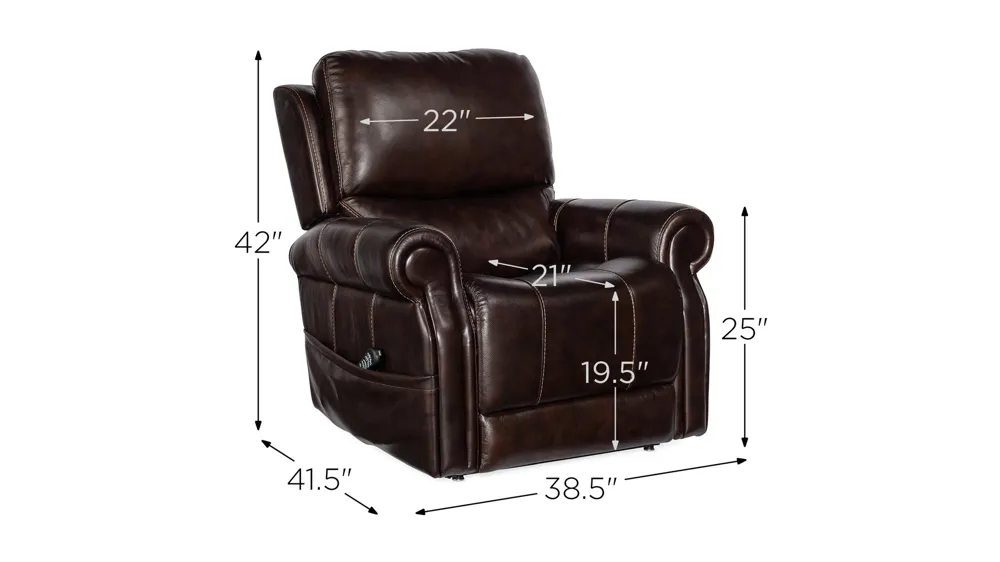 Eisley Power Lift Recliner Dimensions