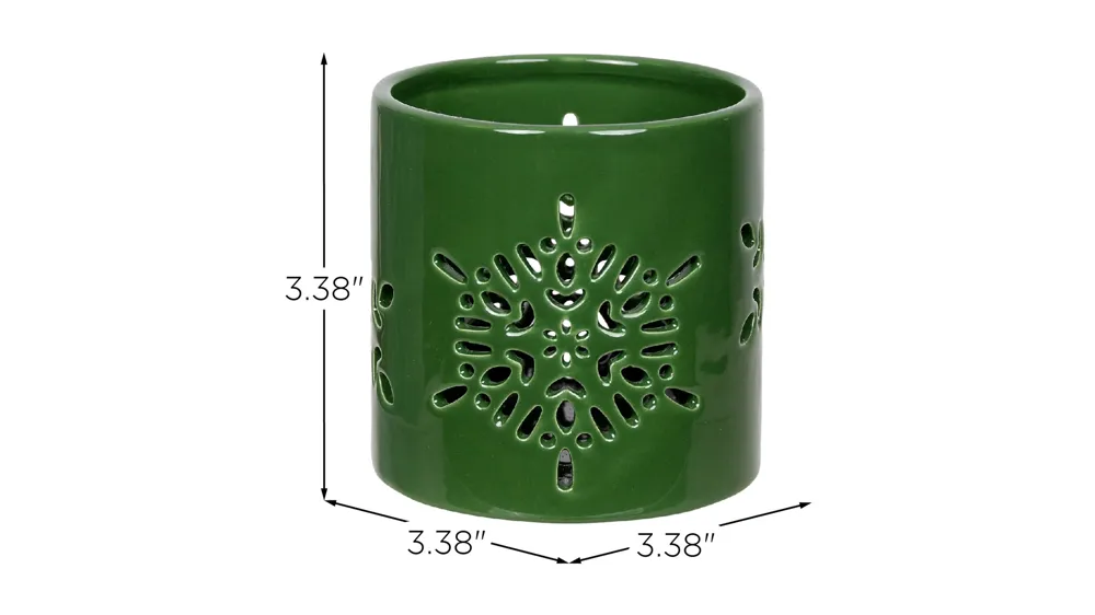 Metallorum Christmas Votive Candle Holder Dimensions