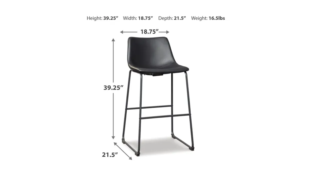 Axel Barstool Dimensions