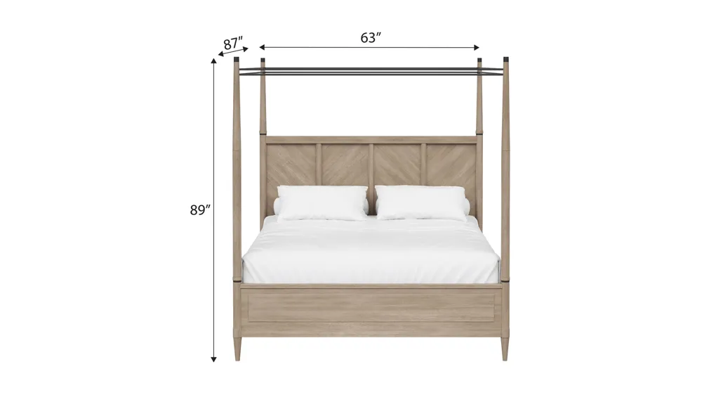 Citrus Heights Canopy Bed Dimensions