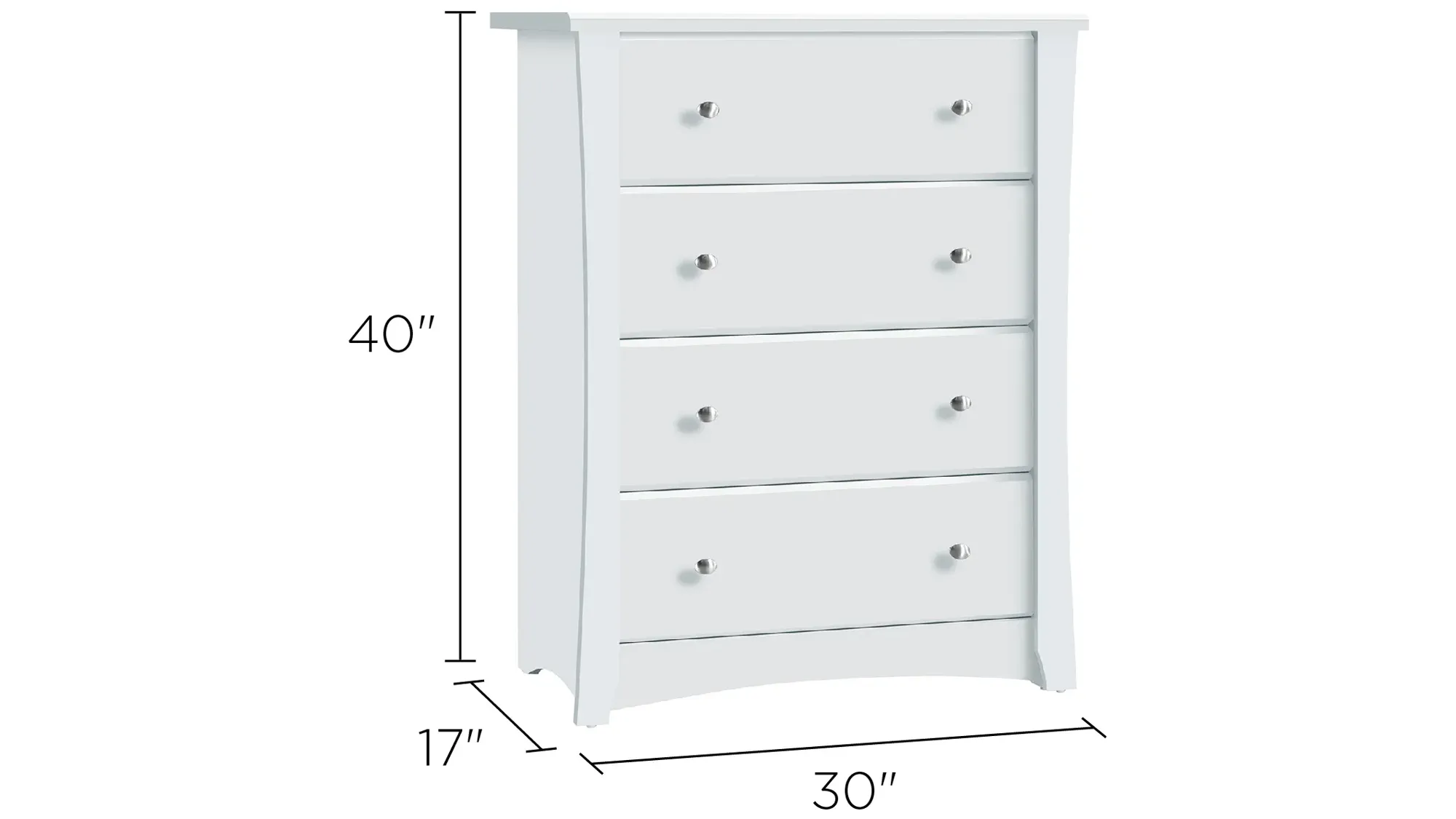 Crest 4 Drawer Chest