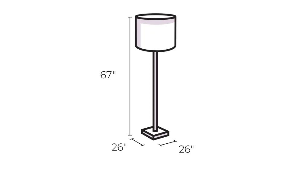 Jackson Floor Lamp Dimensions