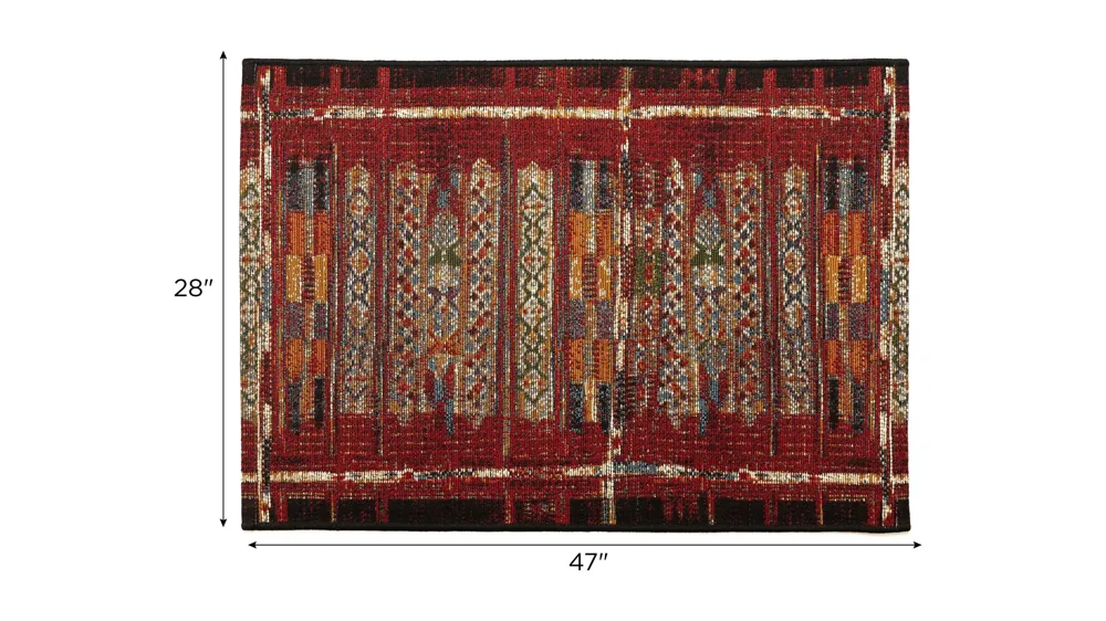 Esencia Tribal Stripe Indoor/Outdoor Mat Dimensions