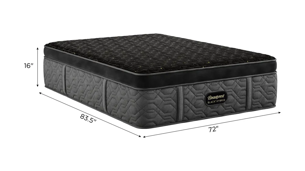 Beautyrest Black Hybrid Series Four Plush Apex Top Mattress Dimensions