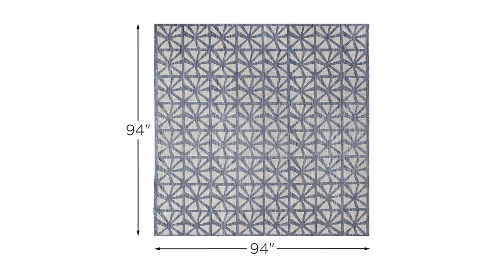 Carmel Tonga Tile Indoor/Outdoor Rug Dimensions