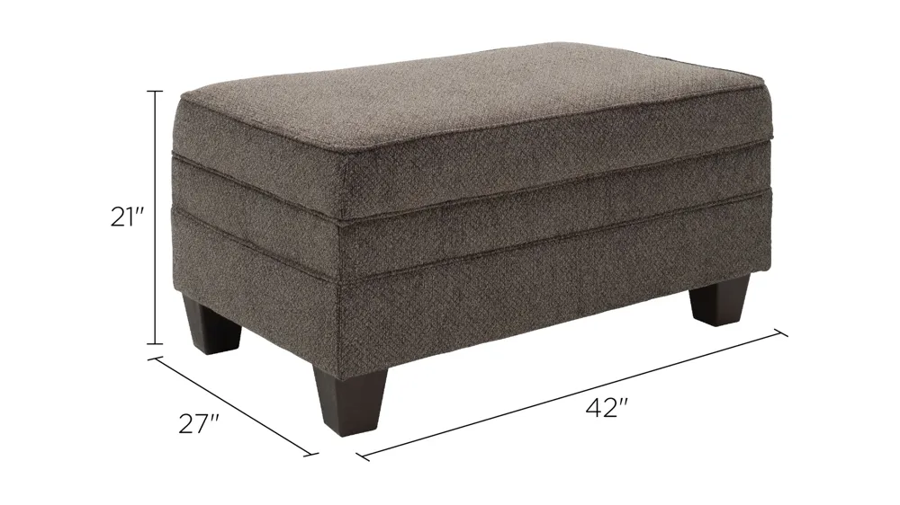 Iris Storage Ottoman Dimensions