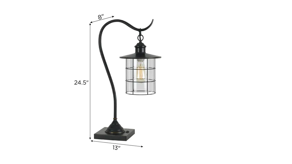 Silverton Arc Desk Lamp Dimensions