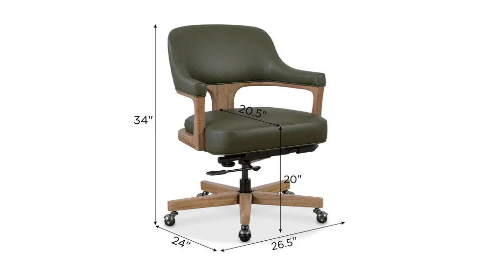 Briar Executive Swivel Tilt Chair Dimensions