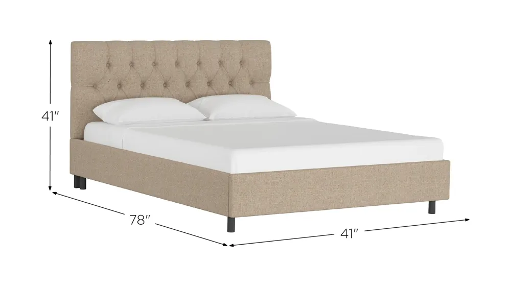 Blanchard Platform Bed Dimensions